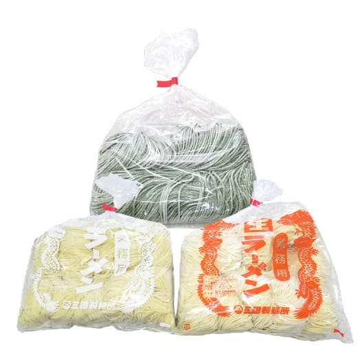 広島でオーダー麺をメインに製麺「三田製麺所」 オリジナル麺をお作りするまでの流れ2「初回サンプル」イメージ